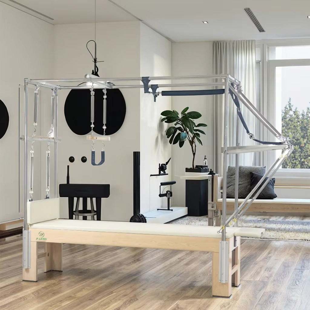 Health & Wellness Urgent Care - Professional Commercial Durable Maple Pilates Reformer