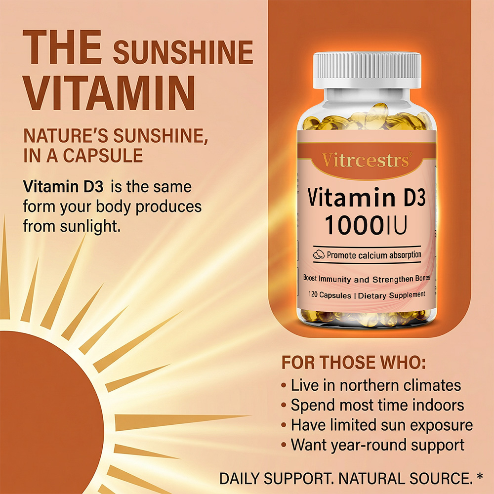 Vitamin D3 1000 IU Capsules, S - Health Wellness Day recension och pris