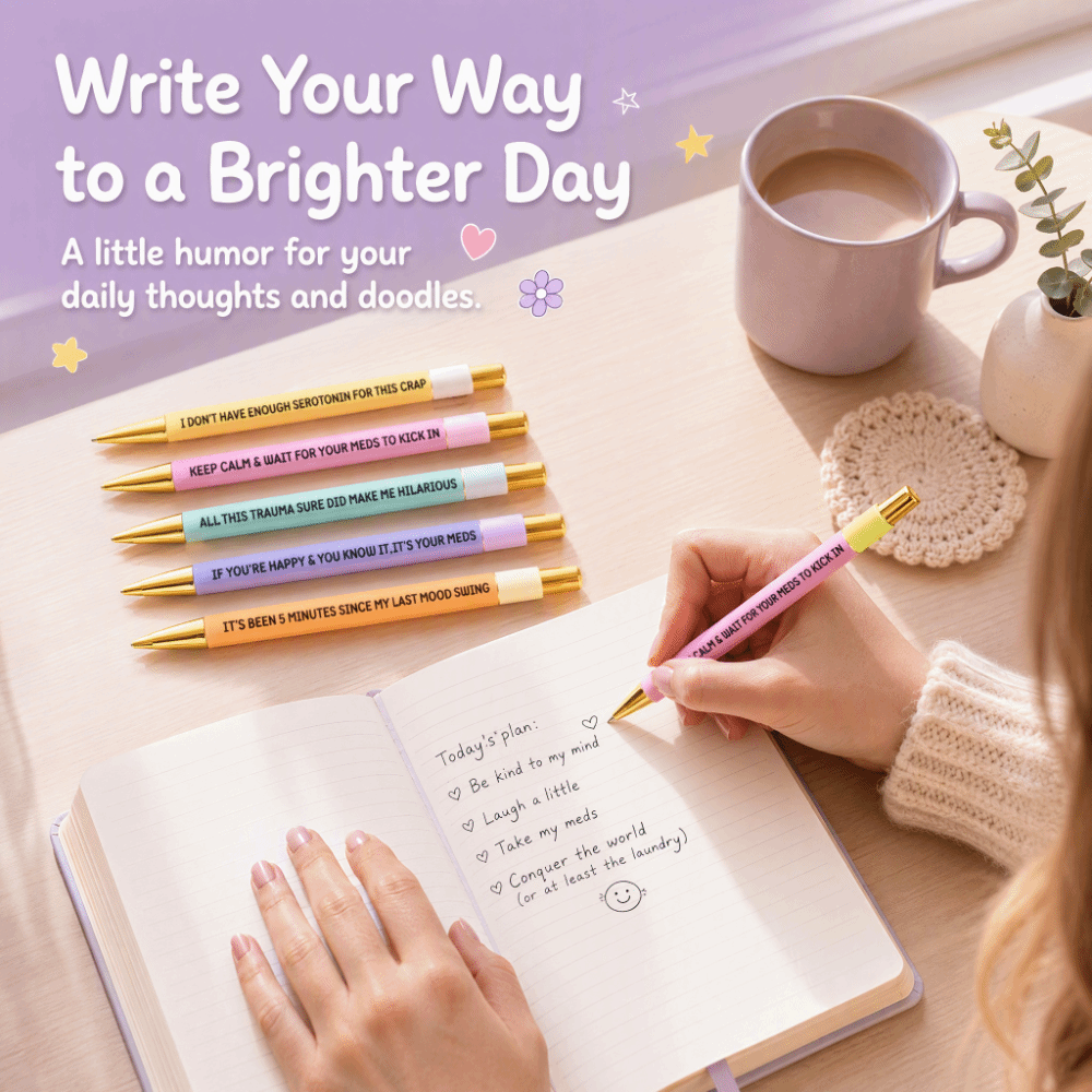 Wellness Funny Ballpoint Pens  - Health Wellness Office recension och pris