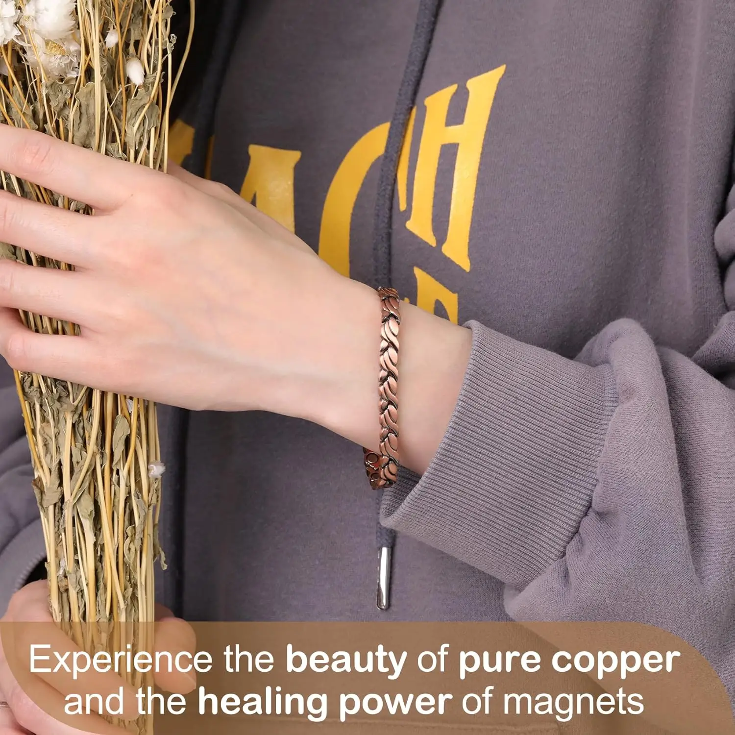 ARADOO Pure Copper Magnetic Br - Health Wellness Bracelet recension och pris