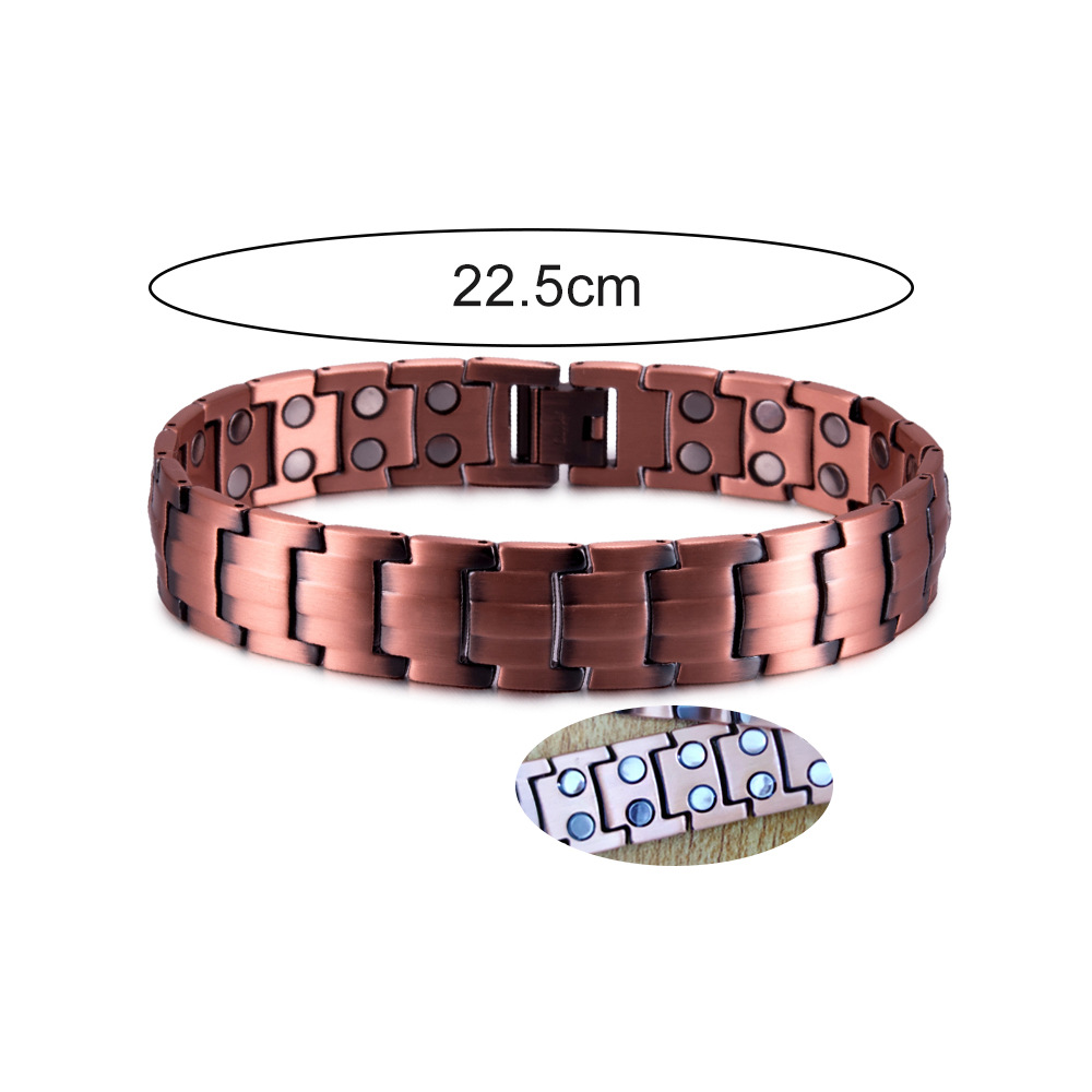 Premium Red Copper Magnetic Th - Health Wellness Bracelet recension och pris