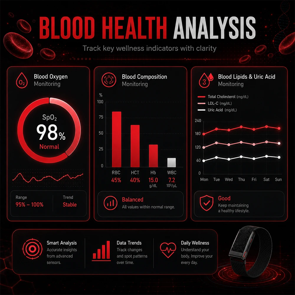 Smart Health Bracelet ECG HRV  - Health Wellness Bracelet recension och pris