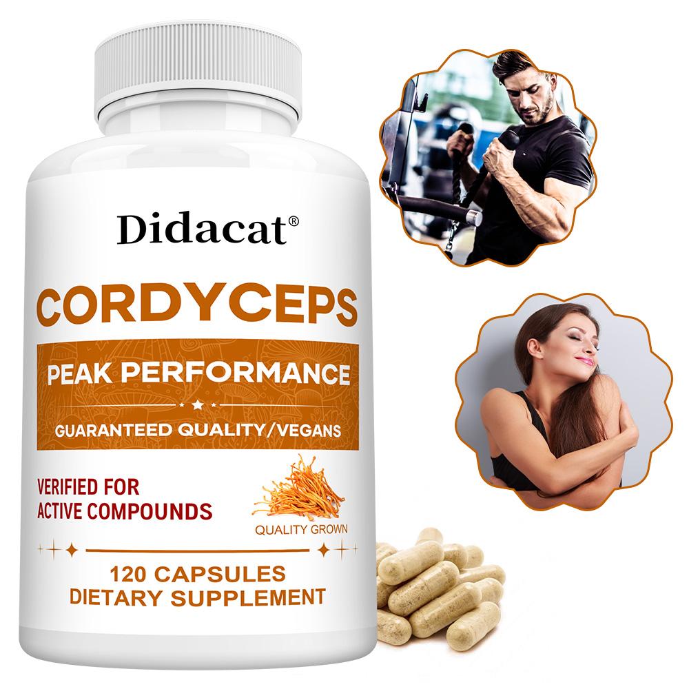 Cordyceps Mushroom Capsules 10 - Health Wellness Day recension och pris