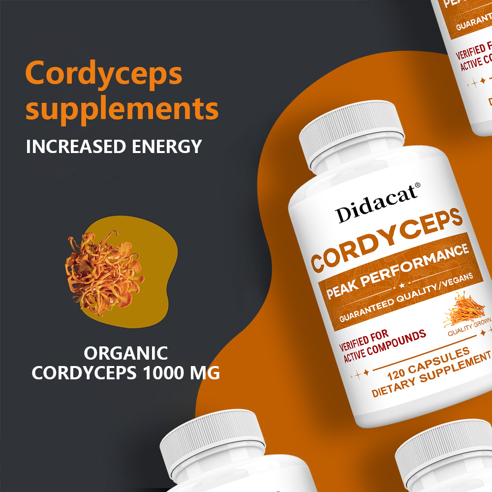 Cordyceps Mushroom Capsules 10 - Health Wellness Day recension och pris