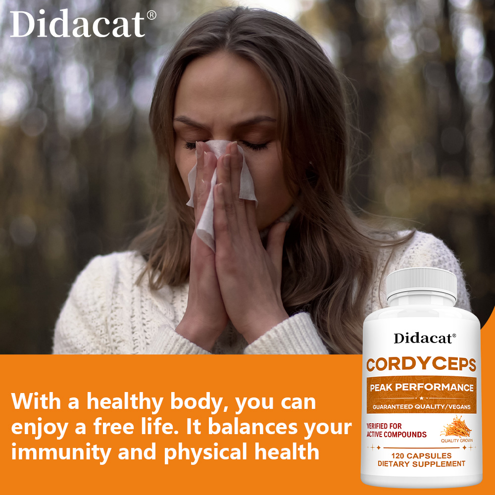 Cordyceps Mushroom Capsules 10 - Health Wellness Day recension och pris