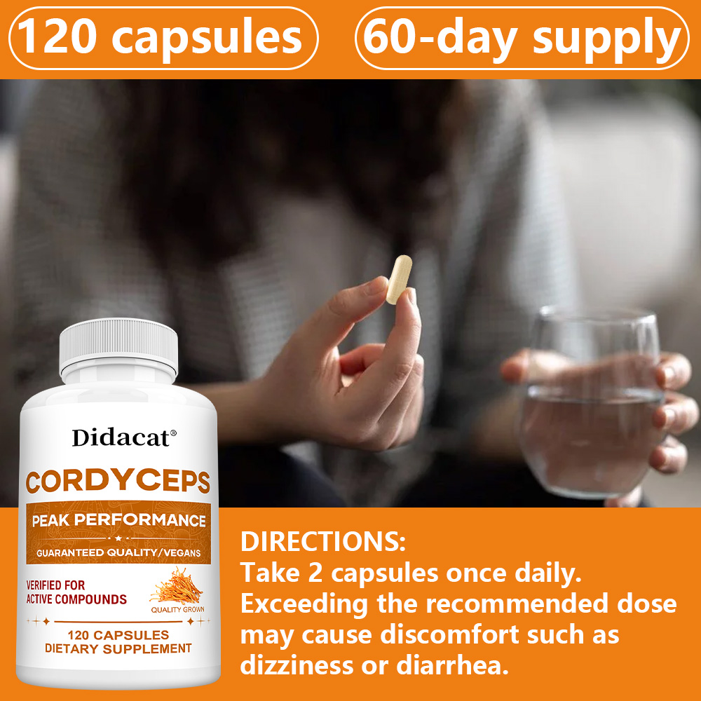 Cordyceps Mushroom Capsules 10 - Health Wellness Day recension och pris